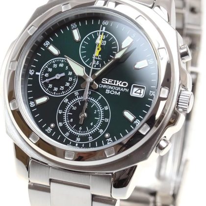 Seiko Overseas Model, Reverse-Imported, Quartz Chronograph Wristwatch