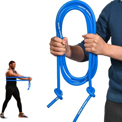 Resistance Bands - 88 lbs Resistance - Blue - Strength Training Bands - Elastic