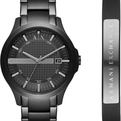 A|X Armani Exchange Men's Watch with Three-Hand Analog Display and Date Window,