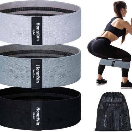 Resistance Bands for Working Out, 3 Levels Exercise Bands Workout Bands Set for