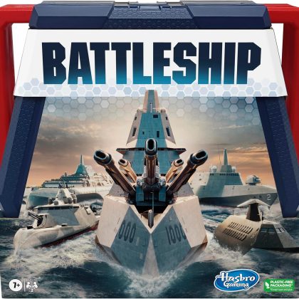 Battleship Hasbro Gaming Classic Board Game, Strategy Game for Kids Ages 7 and U
