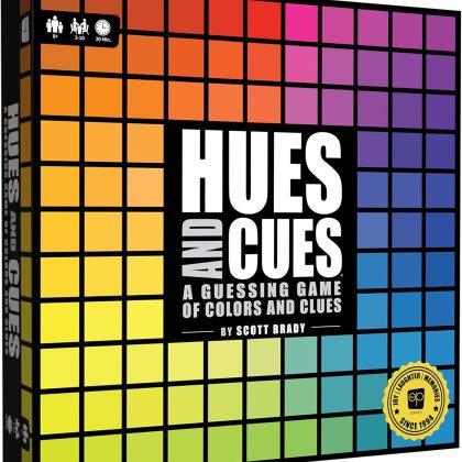 HUES and CUES | Vibrant Color Guessing Game Perfect for Family Game Night | Conn